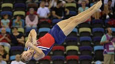 David Jessen se pipravuje na gymnastické závody v Riu.