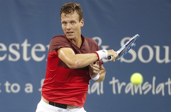 Tomá Berdych na turnaji v Cincinnati