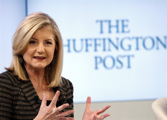 Arianna Huffingtonová na svtovém ekonomickém fóru (25. ledna 2014)