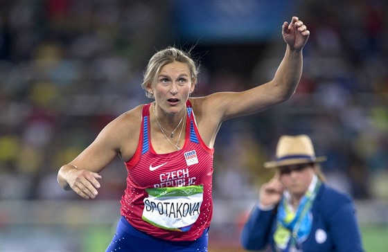 Otpaka Barbora potáková v olympijském finále. (19. srpna 2016)