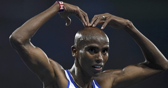 Britský vytrvalec Mohamed Farah získal tetí olympijské zlato. Obhájil...