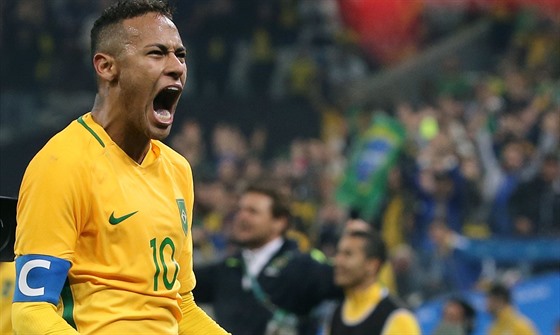Neymar se raduje. Coby kapitán dovedl fotbalisty Brazílie do olympijského...