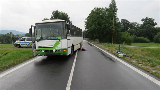 idika autobusu srazila u Chrome cyklistku, která podle ní náhle vyboila...