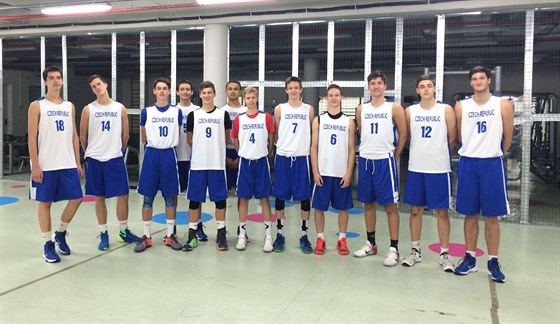 etí basketbalisté reprezentující na ME do 16 let v Sofii