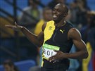 HATTRICK. Usain Bolt potetí za sebou vyhrál olympijskou stovku.