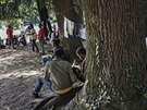 Italské Como se potýká se stovkami uprchlíků, kteří chtějí překročit hranice se...
