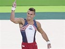 Mezi gymnasty jsou silné svaly nutností. Pyní se jimi i americký reprezentant...