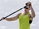 Rychlostní kanoista Martin Fuksa pi tréninku na olympijském kanálu v Riu. (14....