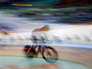 Britský dráhový cyklista Mark Cavendish vybojoval v závodu omnium stíbrnou...