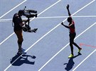 Olympijské finále závodu mu na 3000 metr pekáek ovládl Kean Conseslus...