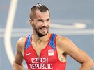 Jakub Holua v cíli semifinálového olympijského závodu na 1500 metr. (19....