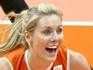 Nizozemská volejbalistka Laura Dijkemaová