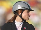 Moderní ptibojaka Barbora Kodedová odjela svou olympijskou disciplínu na koni...