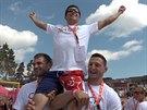 Zlatý Krpálek a dalí olympionici dorazili mezi fanouky na Lipno