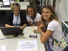 Tenistky Barbora Strýcová a Lucie afáová odpovídají na dotazy tená...
