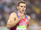 Desetiboja Adam Sebastian Helcelet bhem tystovky na olympijskch hrch v...