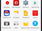 Uivatelské prostedí modelu Vodafone Smart ultra 7