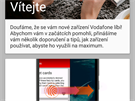 Uivatelské prostedí modelu Vodafone Smart ultra 7