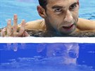 UVOLNNÍ V CÍLI. Michael Phelps po vítzství na polohové dvoustovce na...