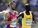 PED FINIEM. Jakub Holua v rozbhu na 1 500 metr na olympijských hrách v Riu.
