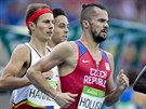 V KLIDU. Jakub Holua v rozbhu na 1 500 metr na olympijských hrách v Riu.