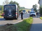 Sráka autobusu a kody Fabia v Líních u Plzn si vyádala ti zranné. (15....