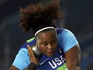 Americká koulaka Michelle Carterová vybojovala v Rou olympijské zlato.