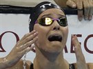 Dánská plavkyn Pernille Blumeová neme uvit, e ovládla olympijský závod na...