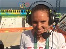 Kristýna Kolocová na komentátorské pozici na olympiád v Riu