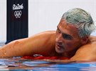 Ryan Lochte v olympijském bazénu v Riu