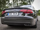 Píjemnou záleitostí u Audi A8 je i piková vzntová motorizace. Zatímco...