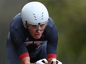 Britsk cyklista Chris Froome vybojoval v olympijsk asovce bronzovou medaili....