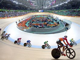 Olympijské omnium dráhových cyklist v Riu. (14. srpna 2016)