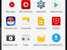 Uivatelsk prosted modelu Vodafone Smart ultra 7