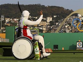 rnsk lukostelkyn Zahra Nematiov na olympijskch hrch v Riu de Janeiro.