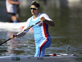 Martin Fuksa po rozjce na kilometrov trati na olympijskch hrch v Riu.