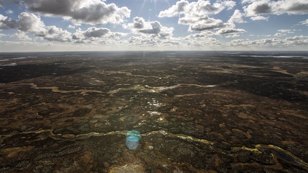 Nekonen tundra na sibiskm poloostrov Jamal (25. z 2015)