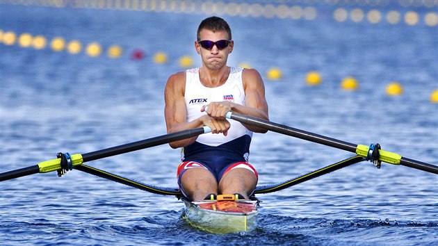 Skifa Ondej Synek ve tvrtfinlov olympijsk jzd. (9. srpna 2016)