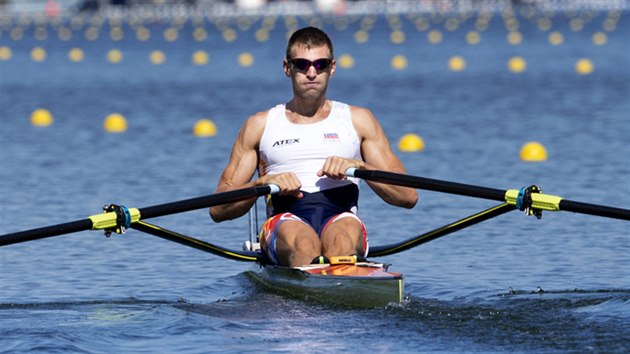 Skifa Ondej Synek vybojoval v olympijskm finle bronzovou medaili. (13. srpna 2016)