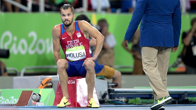 Jakub Holua v cli semifinlovho olympijskho zvodu na 1500 metr. (19. srpna 2016)