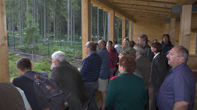 V ter slavnostn oteveli nov vbh pro rysa v Nvtvnickm centrum v Kvild na umav.