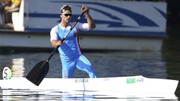 Martin Fuksa v rozjce na kilometrov trati na olympijskch hrch v Riu.