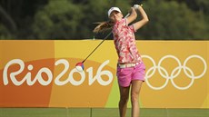Golfistka Klára Spilková během olympijského turnaje v Riu.