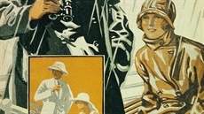 Reklama na povoskované kabáty Barbour z roku 1908
