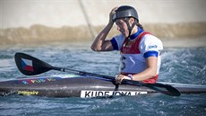 Kajakáka Kateina Kudjová v olympijském finále nakonec skonila na posledním...