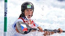 Kajakářka Kateřina Kudějová v olympijském finále nakonec skončila na posledním...