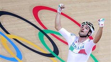 Olympijské omnium ovládl italský dráhový cyklista Elia Viviani. (15. srpna 2016)