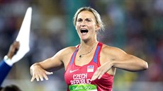 Otpaka Barbora potáková hodila v kvalifikaci druhým pokusem 64,65 m a...