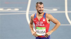 Jakub Holuša v cíli semifinálového olympijského závodu na 1500 metrů. (19....