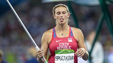 Otpaka Barbora potáková v olympijském finále. (19. srpna 2016)